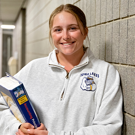 Student attending online Winterim session