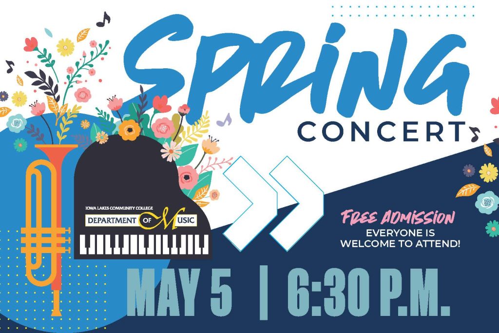 Spring Concert, May 5 at 6:30 P.M. Free Admission!