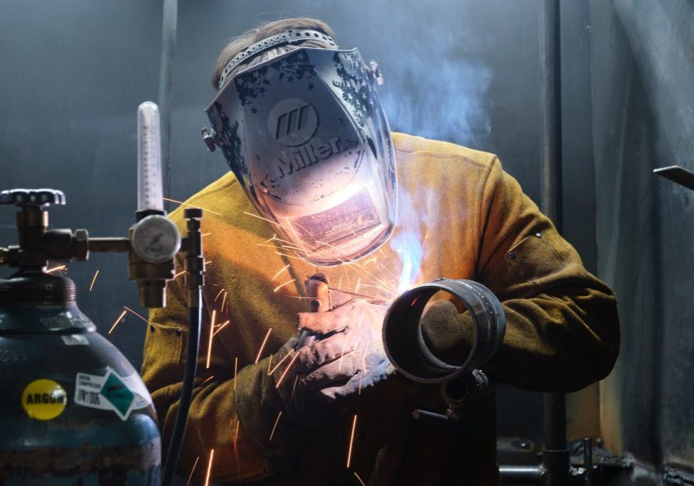 Welding Student Iowa Lakes