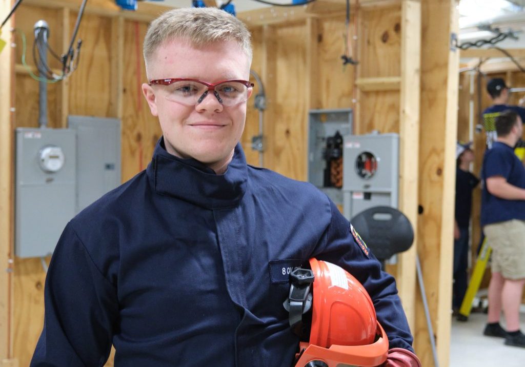Iowa Lakes Electrical Technology Student
